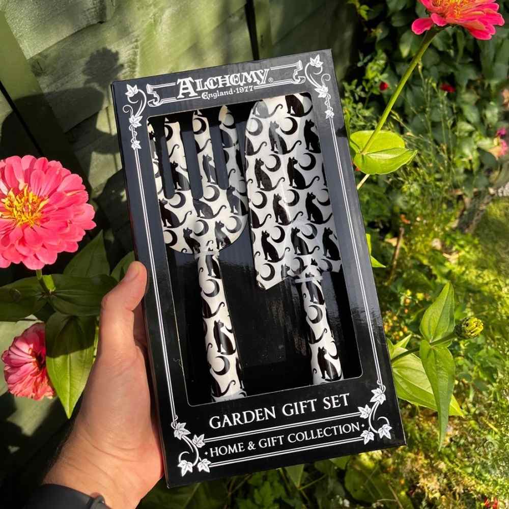 Alchemy - Midnight Garden Cat Garden Gift Set Gartengeräte - Weiß/Schwarz